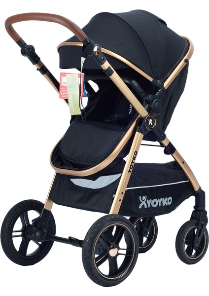 Luxury I-Size Travel Sistem Bebek Arabası 3 In 1 Siyah Rose indirimleri