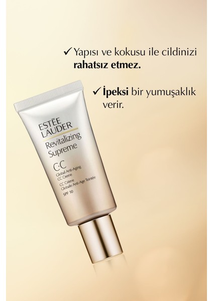 Revitalizing Supreme Yaşlanma Karşıtı CC Krem 30 ml – Cilt Tonunu Eşitleyen, Nemlendiren ve Işıltı Veren