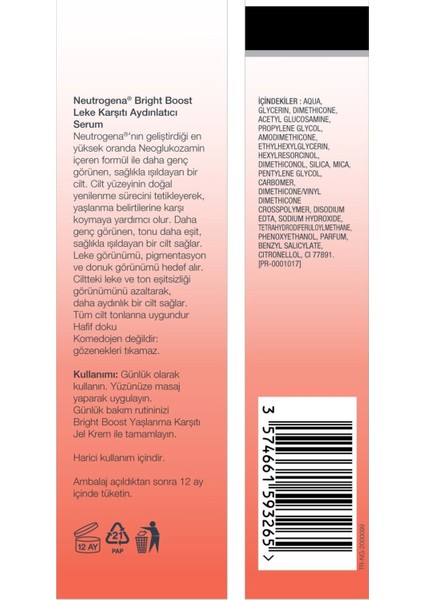 Aydınlatıcı Cilt Serumu 30 ml – Neoglukozamin İçerikli, Leke ve Ton Eşitleyici, Tüm Cilt Tiplerine Uygun modelleri