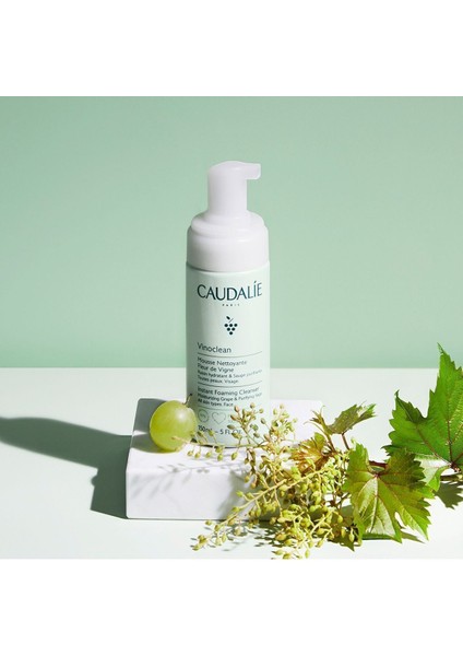 Vinoclean Arındırıcı Yüz Temizleme Köpüğü 50 ml – Üzüm Çiçeği ve Adaçayı ile Tüm Cilt Tipleri için Makyaj Temizleyici