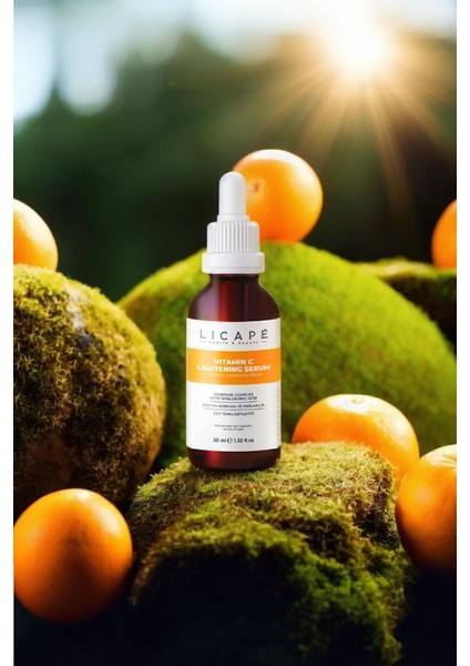 C Vitamini İçeren Cilt Serumu 30 ml – Karma Ciltler için Ton Eşitleyici, Aydınlatıcı ve Yoğun Nemlendirici