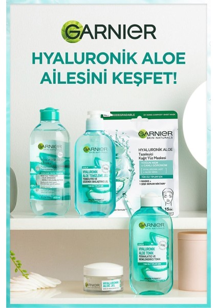 Hyaluronik Asitli Micellar Makyaj Temizleme Suyu 400 ml – Tüm Cilt Tipleri, Hassas Dahil, Arındırıcı ve Nemlendirici