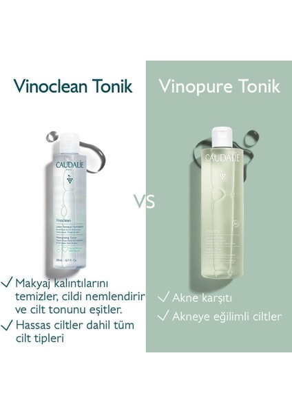 Vinopure Akne Karşıtı Arındırıcı Yüz Toniği 400 ml – Yağ Dengesini Sağlayan ve Gözenekleri Sıkılaştıran