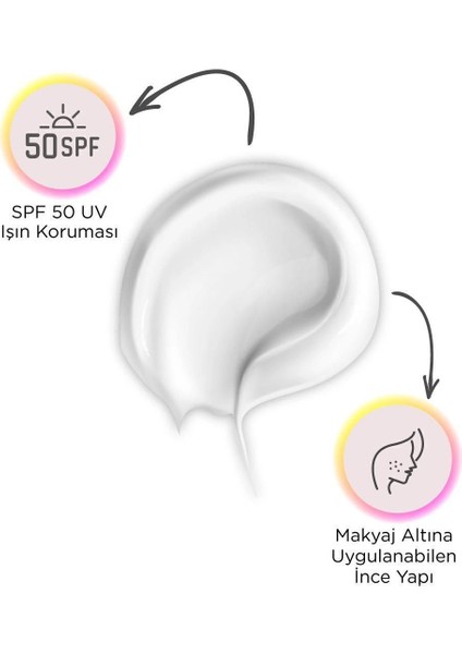 SPF50 PA++++ Hafif Formüllü Güneş Koruyucu Losyon 50 ml – Aydınlık Görünüm, Tüm Cilt Tiplerine Uygun fiyatları