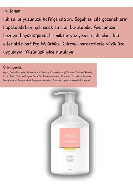 E Vitaminli Nemlendirici ve Canlandırıcı Yüz Yıkama Jeli 250 ml – Hassas Ciltler için Nazik Günlük Temizlik