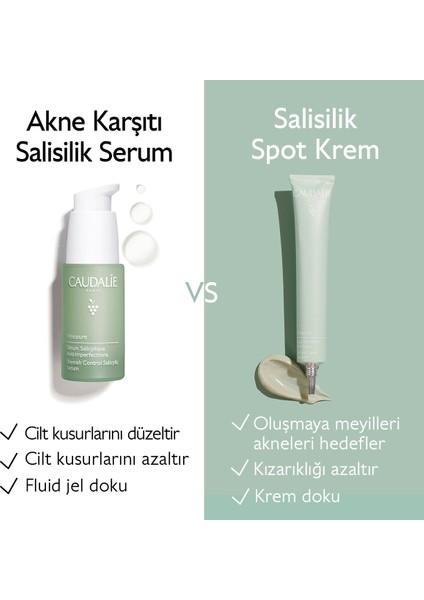 Vinopure Yenileyici Krem 15 ml – Karma Ciltler İçin Salisilik Asitli Akne ve Sivilce Karşıtı Bakım