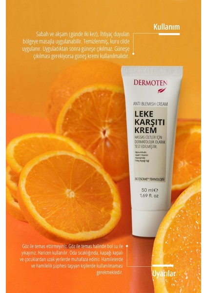 Leke Karşıtı Krem 50 ml – Alpha-Arbutinli, Tüm Cilt Tiplerine Uygun Aydınlatıcı ve Koyu Leke Azaltıcı