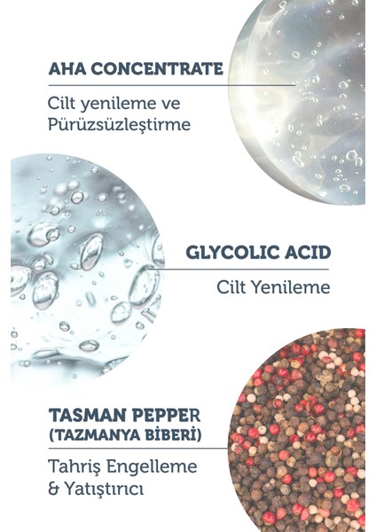 AHA & BHA Kapsül Peeling Serumu 8 ml – Karma Ciltler için Ton Eşitleyici ve Gözenek Arındırıcı