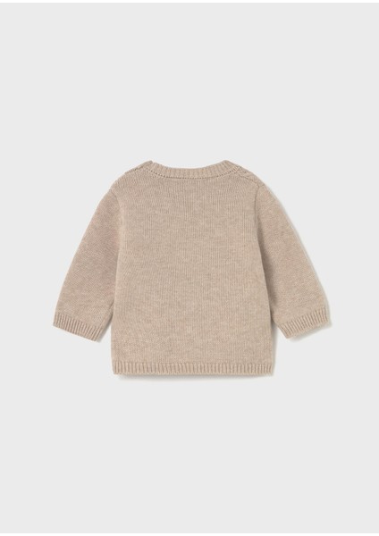 Newborn Erkek Bebek Pamuklu Kazak Kahverengi fiyatları