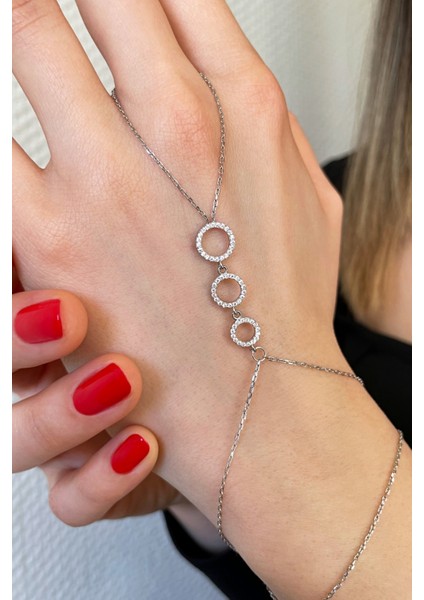 925 Ayar Gümüş Dizi Halkalar Şahmeran - 45099400