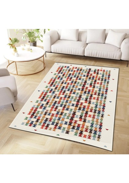 | Vintage Eskitme Tarz Otantik Minimalist Modern Desenli| Yıkanabilir Halı fiyatları