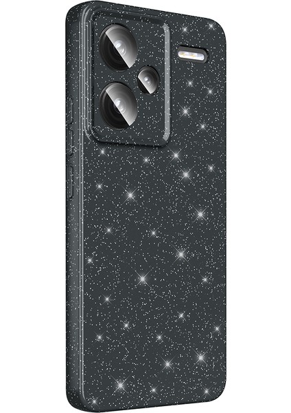 Redmi Note 13 Pro Plus 5g Kılıf Kamera Korumalı Simli Lüks Mnc Koton Kapak - Gümüş modelleri