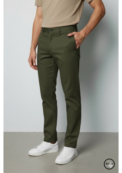 Erkek Italyan Kesim Esnek Likralı Kumaş Pantolon – Şık, Rahat ve Günlük Kullanıma Uygun