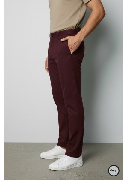 Erkek Italyan Kesim Esnek Likralı Kumaş Pantolon – Şık, Rahat ve Günlük Kullanıma Uygun