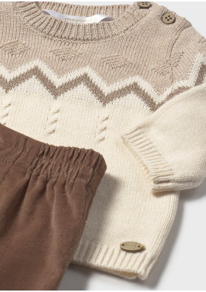 Newborn Erkek Bebek Kazak ve Pantolon Set modelleri