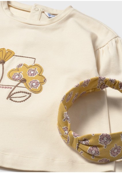 Kız Bebek Saç Bantlı Tayt Takım modelleri