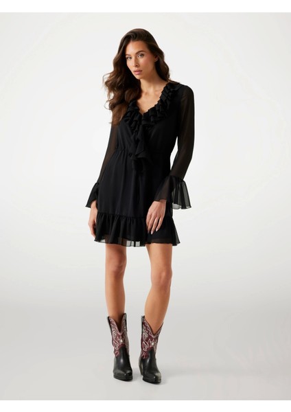 Sana Kadın Siyah Elbise W5PK2RWP690-JBLK fiyatları