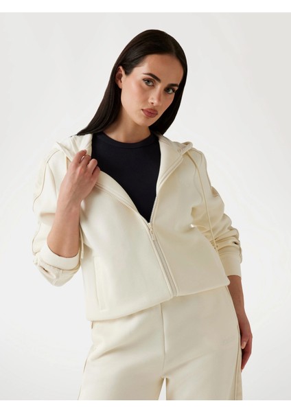 Maryella Kadın Beyaz Aktif Sweatshirt V5YQ00KB3P2-G1O6