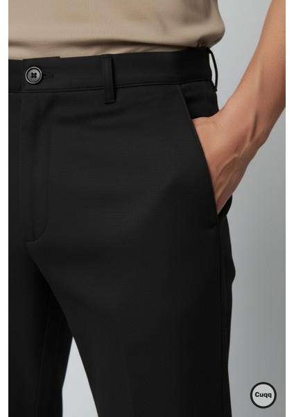 Erkek Italyan Kesim Esnek Likralı Kumaş Pantolon – Şık, Rahat ve Günlük Kullanıma Uygun