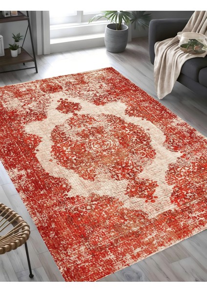 |vintage Eskitme Tarz Otantik Minimalist Bordo Krem |yıkanabilir Halı fiyatları