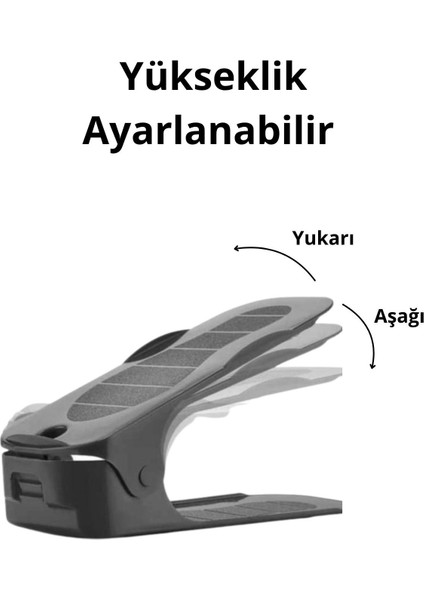 Mithra Life 24 Adet Ayarlanabilir Ayakkabı Rampası Düzenleyici Dolap Içi Organizer MIT1229 indirimleri