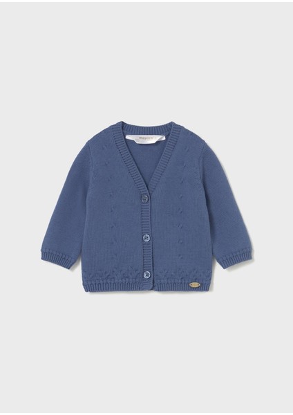 Newborn Erkek Bebek Düğmeli Hırka