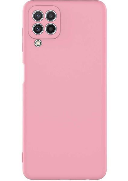 Galaxy A22 4g Kılıf Mnc Mara Laaakan Kapak-Pembe Açık