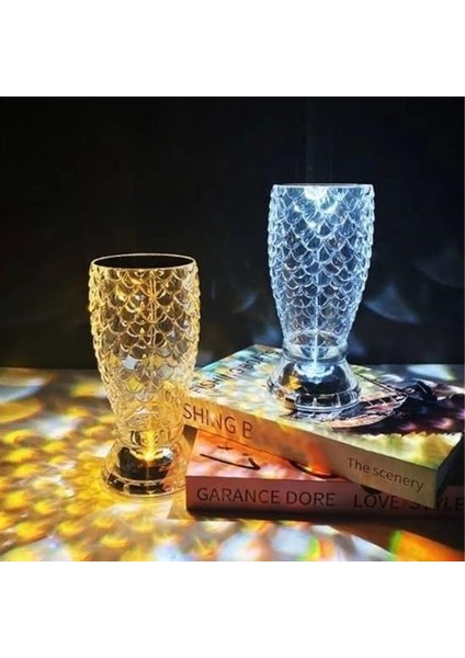 ® Kristal Balık Süzgeç LED Lamba - USB Şarjlı, 16 Renk Modu fiyatları