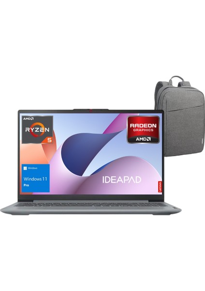 Ip Slim 3 Amd Ryzen 5 5625U 16GB 1TB SSD 15.6" Fhd Windows 11 Pro Taşınabilir Bilgisayar 82XM00PWTX - Lenovo Çanta Wz4