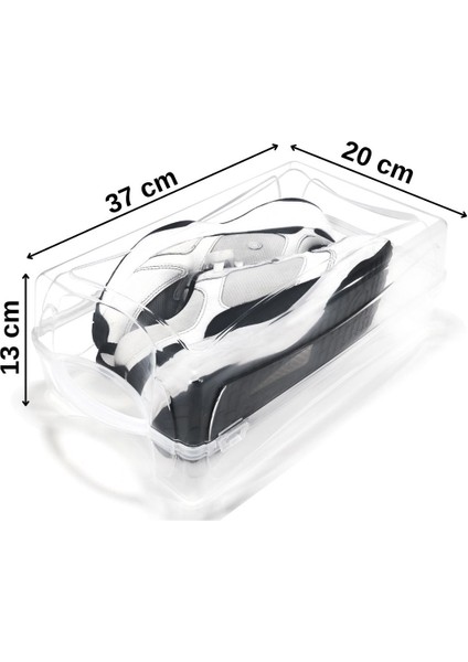 Mithra Life 5 Adet Şeffaf Erkek Kadın Ayakkabı Saklama Kutusu MIT1230 modelleri