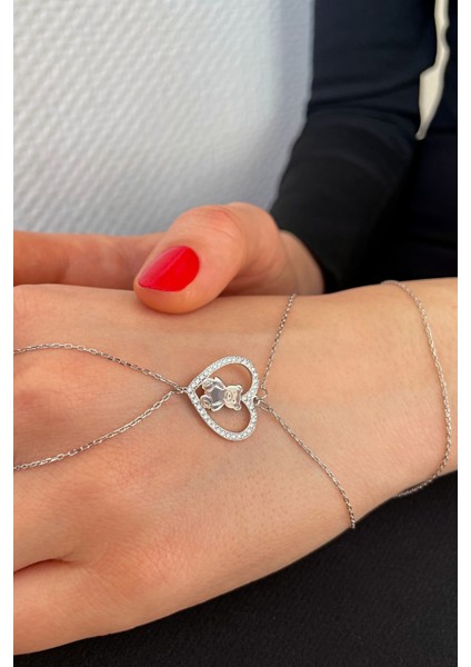 925 Ayar Gümüş Kalpli Ayıcık Şahmeran - 45098102 fiyatları