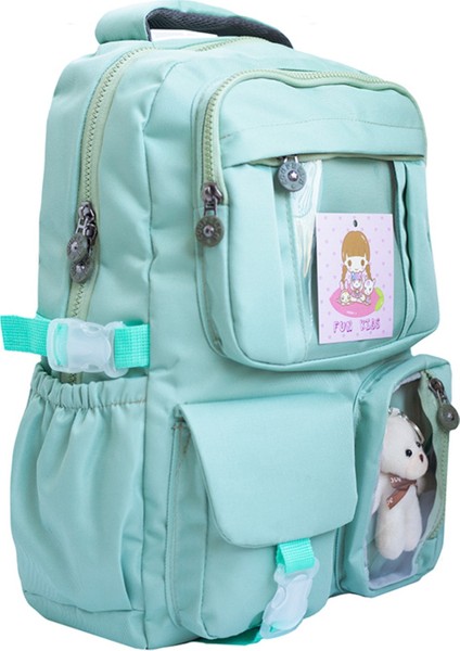 Oyuncaklı Su Geçirmez Çok Gözlü Sırt Çantası