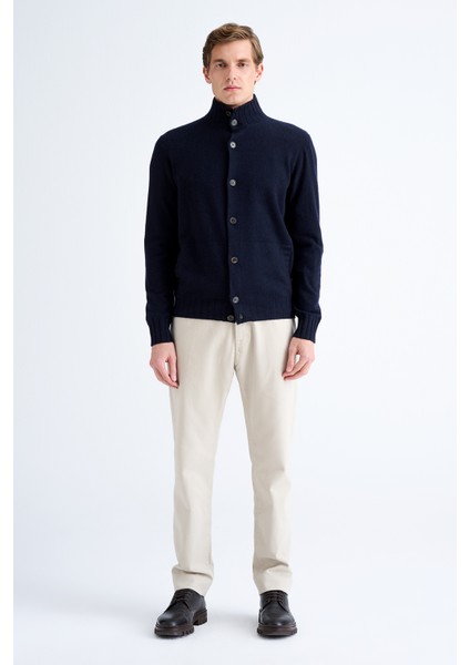 Erkek Lacivert Düğmeli Kaşmir Hırka fiyatları