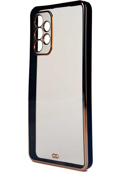 Galaxy A72 Kılıf Mnc Voit Clear Kapak-Siyah