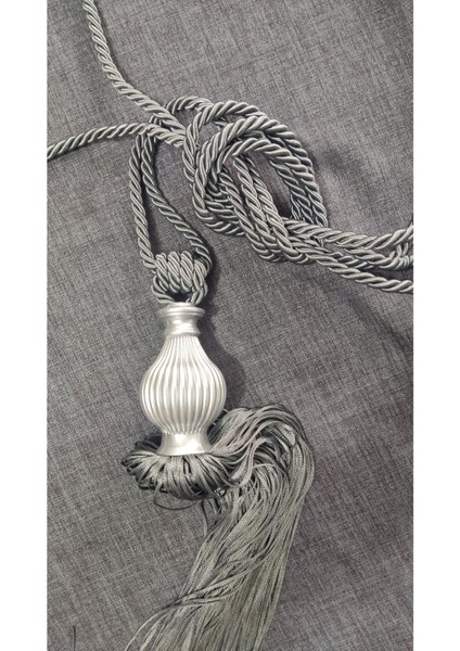 Gri Kuka Braçol Kornişe Takma Tavan Yan Bağlama Perde Toplama Aksesuarı Tieback modelleri