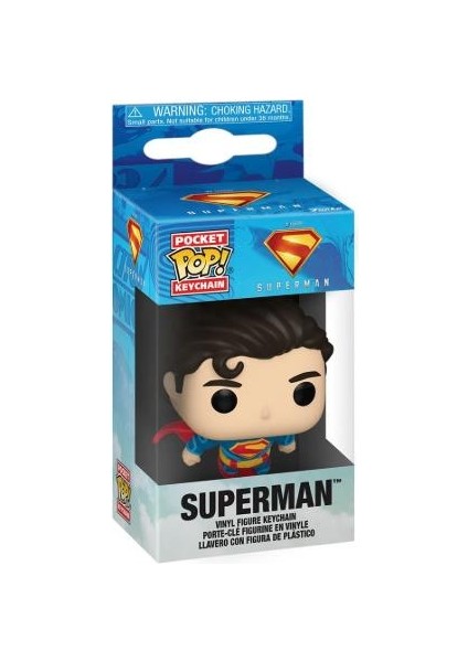 Pop Pocket Keychain Superman