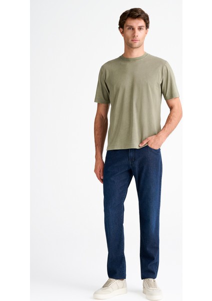 Erkek Bej Bisiklet Yaka T-Shirt fiyatları