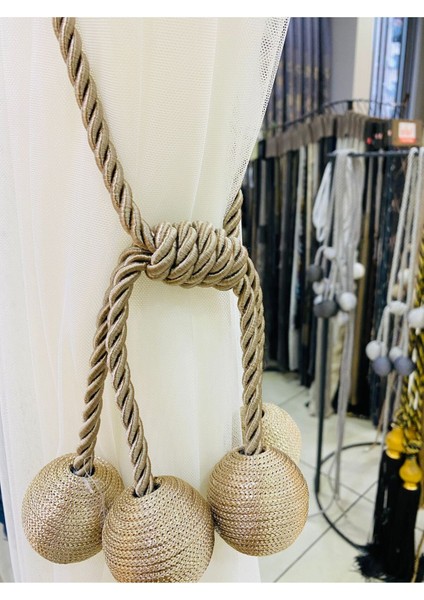 Modern Sarım 4 Toplu Braçol Kornişe Takmatik Ipli Tavan Perde Aksesuarı fiyatları