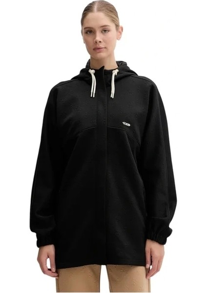 Peony Kadın Siyah Aktif Sweatshirt V5YQ05KBSL2-FJ8A