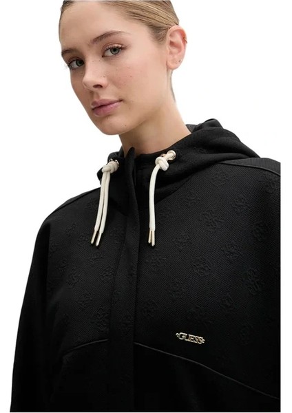 Peony Kadın Siyah Aktif Sweatshirt V5YQ05KBSL2-FJ8A fırsatları