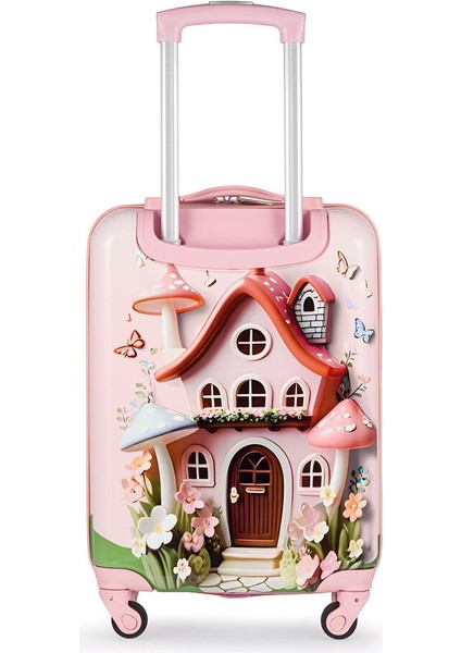 Ultra Light Pembe Kız Çocuk Valizi BLK06 05 modelleri