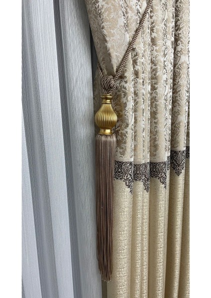 Vizon Braçol Kornişe Takma Tavan Yan Bağlama Perde Toplama Aksesuarı Tieback