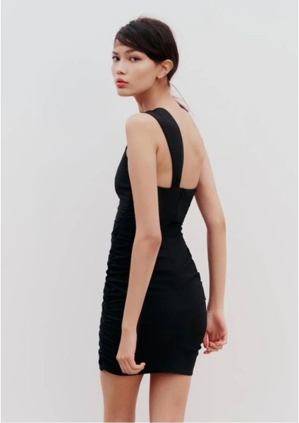 Allbucks Zara, Drape Detaylı Mini Elbise ABZRA0065 fiyatları