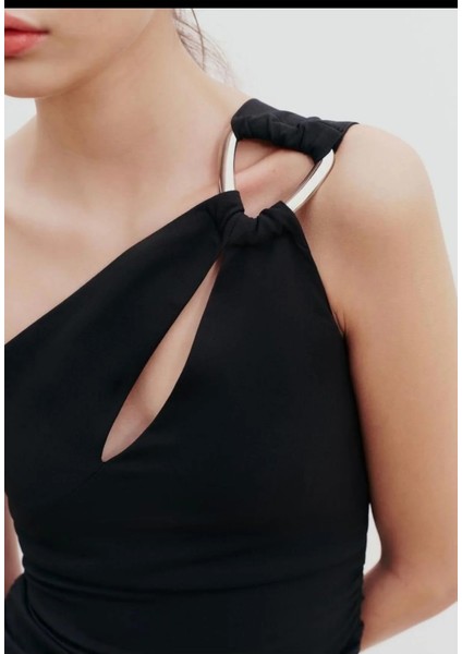 Allbucks Zara, Drape Detaylı Mini Elbise ABZRA0065 fırsatları