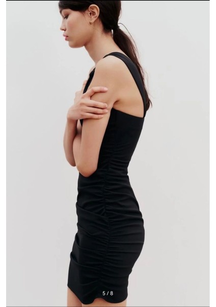 Allbucks Zara, Drape Detaylı Mini Elbise ABZRA0065 indirimleri