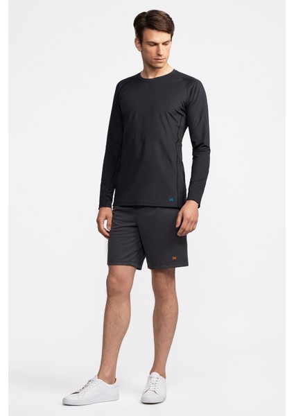 Erkek Siyah Activewear Uzun Kollu T-Shirt fiyatları