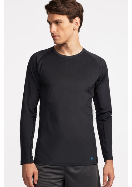 Erkek Siyah Activewear Uzun Kollu T-Shirt modelleri