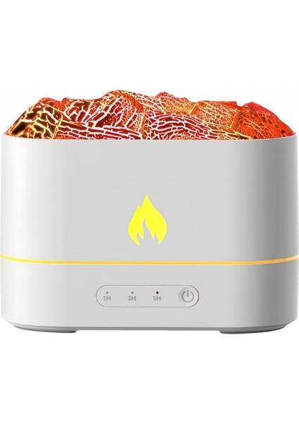 Işıklı Alev Efektli Aroma Difüzörü – 7 Renk Rgb Alevli Hava Nemlendirici Buhar Makinesi, Sessiz Ultrasonik Teknoloji | Şık Dekoratif Tasarım ile Aromaterapi ve Ambiyans Aydınlatması fiyatları