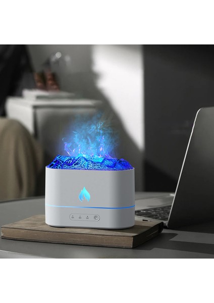 Işıklı Alev Efektli Aroma Difüzörü – 7 Renk Rgb Alevli Hava Nemlendirici Buhar Makinesi, Sessiz Ultrasonik Teknoloji | Şık Dekoratif Tasarım ile Aromaterapi ve Ambiyans Aydınlatması indirimleri