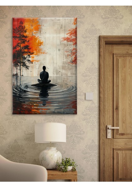 Meditasyon Göl Baskı Kanvastablo fiyatları